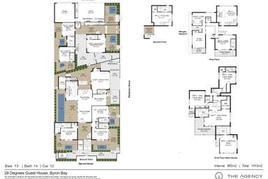 28 Degrees | Byron Bay Luxury Barefoot Guest House, 12  Marvell Street Byron Bay NSW 2481 - Floor Plan 1