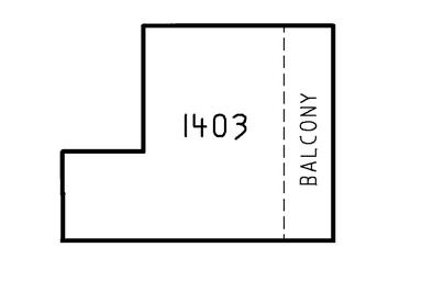 1403/452 St Kilda Road Melbourne VIC 3004 - Floor Plan 1