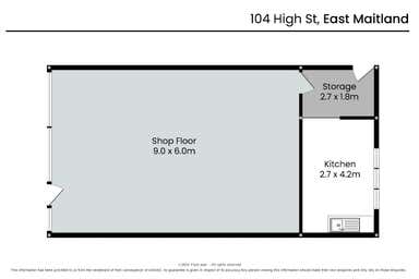 104 High Street East Maitland NSW 2323 - Floor Plan 1