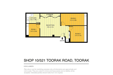 Shop 10, 521 Toorak Road Toorak VIC 3142 - Floor Plan 1