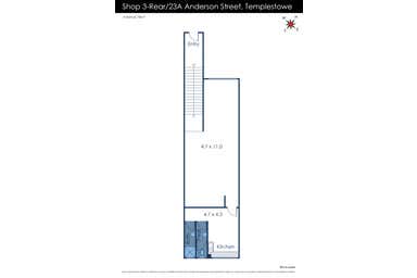 Shop 3, Rear of 23A Anderson Street Templestowe VIC 3106 - Floor Plan 1