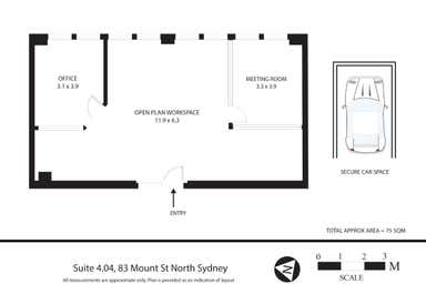 Suite 404, 83 Mount Street North Sydney NSW 2060 - Floor Plan 1