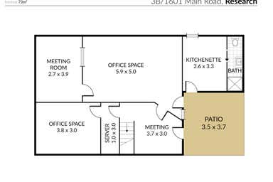 3B/1601 Main Road Research VIC 3095 - Floor Plan 1