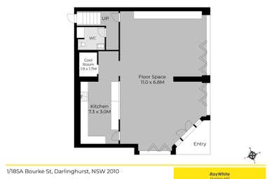 1/185a Bourke Street Darlinghurst NSW 2010 - Floor Plan 1