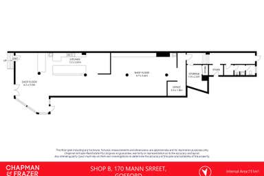 Shop B, 170 Mann Street Gosford NSW 2250 - Floor Plan 1