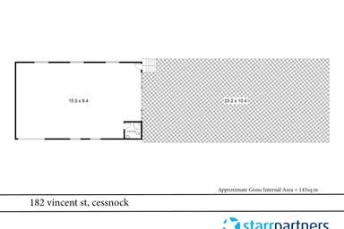 182 Vincent Street Cessnock NSW 2325 - Floor Plan 1