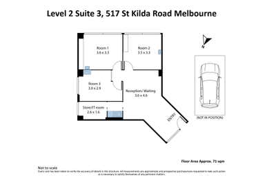 Suite 3 and lot 64, 517 St Kilda Road Melbourne VIC 3004 - Floor Plan 1