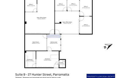 Level 1, 27 Hunter Street Parramatta NSW 2150 - Floor Plan 1