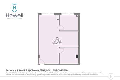 Tenancy 5, Level 4, 11 High Street Launceston TAS 7250 - Floor Plan 1