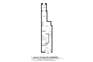 Shop 10, Ground/37 Ultimo Road Haymarket NSW 2000 - Floor Plan 1