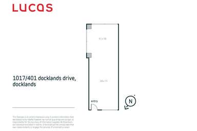 1017/401 Docklands Drive Docklands VIC 3008 - Floor Plan 1