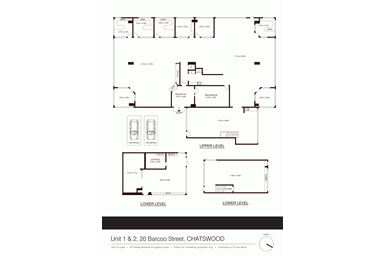 Unit 1 & 2, 20 Barcoo Street Chatswood NSW 2067 - Floor Plan 1
