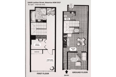 104/6 Lachlan Street Waterloo NSW 2017 - Floor Plan 1