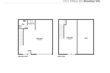 19/1 Millers Road Brooklyn VIC 3012 - Floor Plan 1