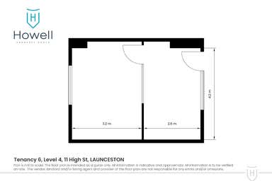 Tenancy 6, Level 4, 11 High Street Launceston TAS 7250 - Floor Plan 1