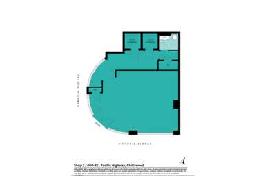 Shop 2  2025, Shop 2, 809-811 PACIFIC HIGHWAY Chatswood NSW 2067 - Floor Plan 1