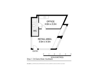 Shop 1/33 Clarke Street Southbank VIC 3006 - Floor Plan 1