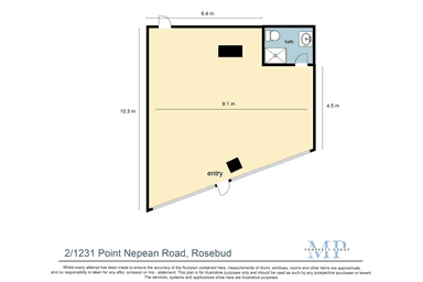 2/1231 Point Nepean Road Rosebud VIC 3939 - Floor Plan 1