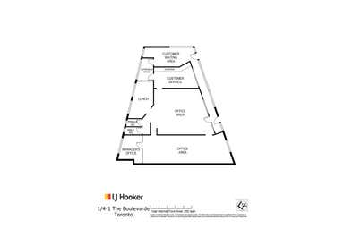 1-4/1 The Boulevard Toronto NSW 2283 - Floor Plan 1