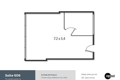 St Kilda Rd Towers, Level 6, 1 Queens Melbourne VIC 3004 - Floor Plan 1