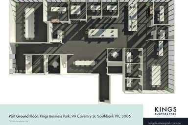 Kings Business Park, Ground Floor, 99 Coventry Street Southbank VIC 3006 - Floor Plan 1