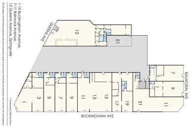 Springvale "Super-Site", 1-19 Buckingham Avenue Springvale VIC 3171 - Floor Plan 1