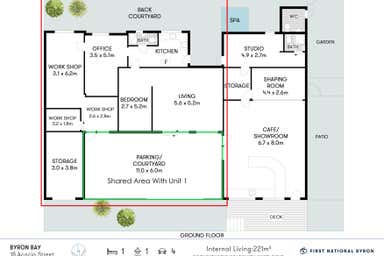 2/18 Acacia Street Byron Bay NSW 2481 - Floor Plan 1