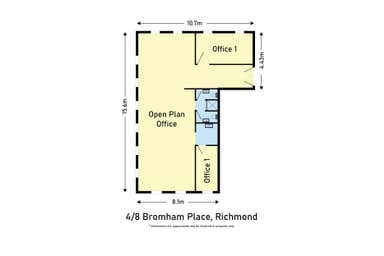 Suite 4, 8 Bromham Place Richmond VIC 3121 - Floor Plan 1