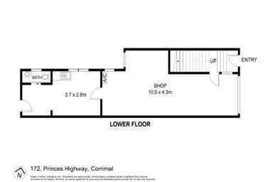 172 Princes Highway Corrimal NSW 2518 - Floor Plan 1