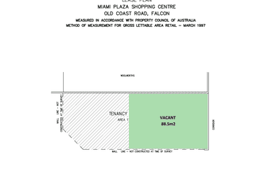 Miami Plaza Shoppping Centre, G23, 3 Olive Road Falcon WA 6210 - Floor Plan 1