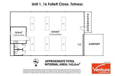 Unit 1, 16 Follett Close, Totness Mount Barker SA 5251 - Floor Plan 1