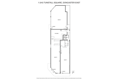 43 Tunstall Square , Shop 3  43 Tunstall Square Doncaster East VIC 3109 - Floor Plan 1