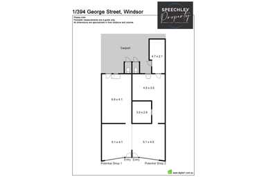 1/394 George Street Windsor NSW 2756 - Floor Plan 1