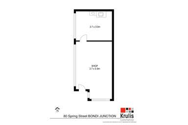 SHOP 1A, 80 Spring Street Bondi Junction NSW 2022 - Floor Plan 1