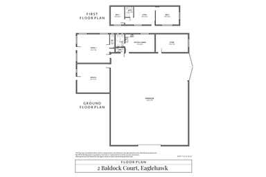 2 Baldock Court Eaglehawk VIC 3556 - Floor Plan 1