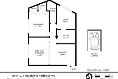 Unit 12, 1 McLaren Street North Sydney NSW 2060 - Floor Plan 1