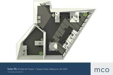 St Kilda Rd Towers, Suite 311, 1 Queens Road Melbourne VIC 3004 - Floor Plan 1