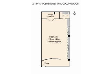 Suite 2, 134-136 Cambridge Street Collingwood VIC 3066 - Floor Plan 1