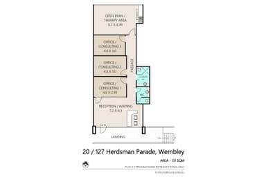 Unit 20, 127 Herdsman Parade Wembley WA 6014 - Floor Plan 1