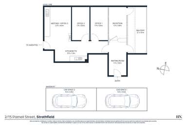 2/15 Parnell Street Strathfield NSW 2135 - Floor Plan 1