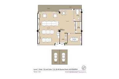 Suites 132/90-96 Bourke Road Alexandria NSW 2015 - Floor Plan 1