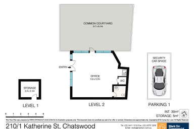 Suite 210, 1 Katherine Street Chatswood NSW 2067 - Floor Plan 1
