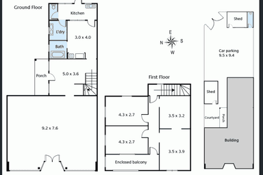 424 High Street Preston VIC 3072 - Floor Plan 1