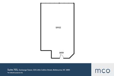 Exchange Tower, Suite 703, 530 Little Collins Street Melbourne VIC 3000 - Floor Plan 1