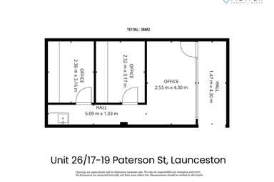 Office 26, 17-19 Paterson Street Launceston TAS 7250 - Floor Plan 1
