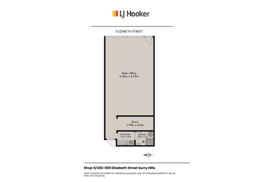 Shop 4/492-500 Elizabeth Street Surry Hills NSW 2010 - Floor Plan 1