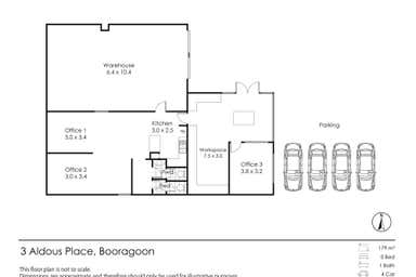 3 Aldous Place Booragoon WA 6154 - Floor Plan 1