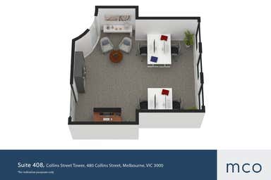 Collins Street Tower, Suite 408, 480 Collins Street Melbourne VIC 3000 - Floor Plan 1