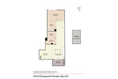 105/9 Ellingworth Parade Box Hill VIC 3128 - Floor Plan 1