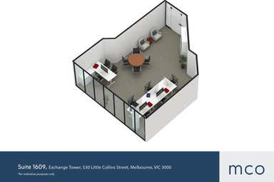 Exchange Tower, Suite 1609, 530 Little Collins Street Melbourne VIC 3000 - Floor Plan 1